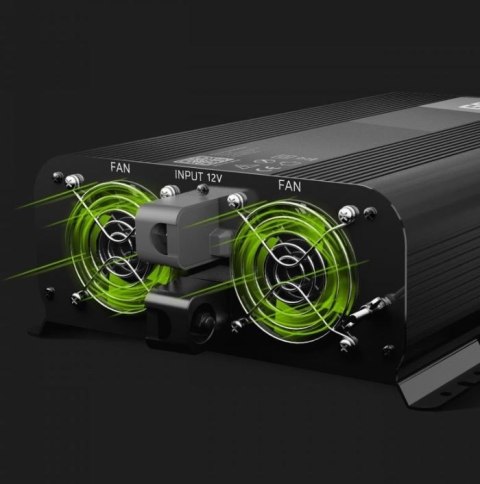 Green Cell Przetwornica napięcia Inwerter 12V 2000W/4000W