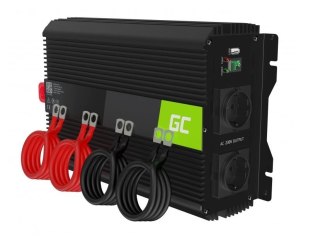 Green Cell Przetwornica napięcia Inwerter 12V 3000W/6000W