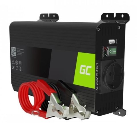 Green Cell Przetwornica napięcia Inwerter 12V 300W/600W