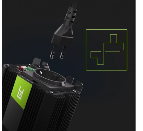 Green Cell Przetwornica napięcia Inwerter 24V 300W/600W