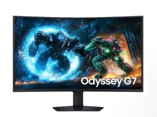 Samsung Monitor 37 cali Odyssey G7 G75F VA 3840 x 2160 UHD 16:9 2xHDMI 1xDP 1xUSB-B 2xUSB-A 1ms 165Hz zakrzywiony 3Yd2d (LS37FG750EUXEN)