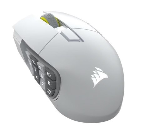 Corsair Mysz bezprzewodowa Scimitar Elite Wireless SE White 33000 DPI