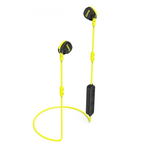 Hama Słuchawki Freedom Athletics II dokanałowe z mikfrofonem żółte