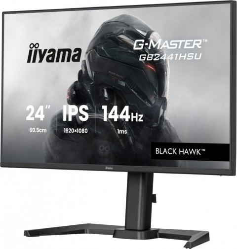 IIYAMA Monitor 23.8 cala GB2441HSU-B1 IPS,FHD,144Hz,1ms,2xUSB,350cd,HDMI,DP,HAS (150) PIVOT