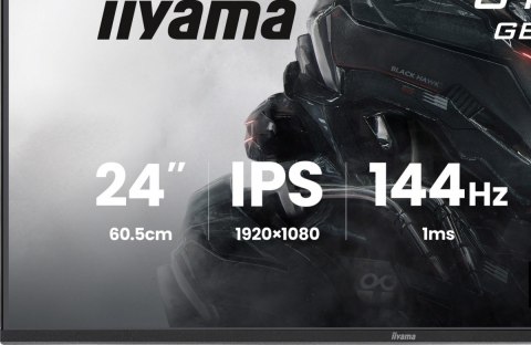 IIYAMA Monitor 23.8 cala GB2441HSU-B1 IPS,FHD,144Hz,1ms,2xUSB,350cd,HDMI,DP,HAS (150) PIVOT