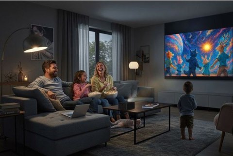 Optoma Projektor PK31 1600 lm LED/ 4K UHD/ HDR/ 30 000 h/ auto-keystone/ głośnik 5 W