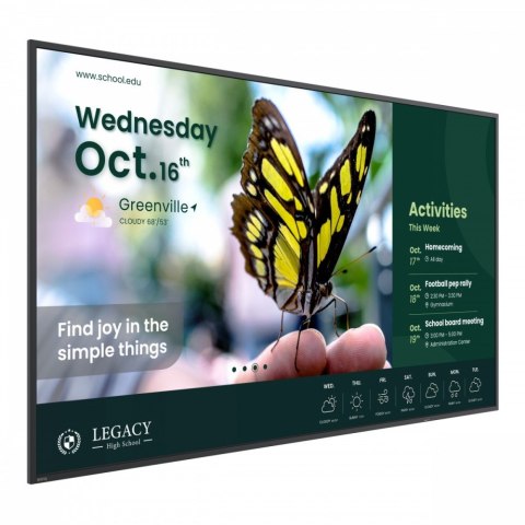 Benq Monitor wielkoformatowy 55 cali ST5504 LED 4K/4500:1/ANDROID