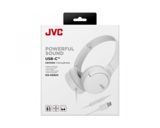 JVC Słuchawki HA-S33UC białe