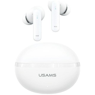 USAMS Słuchawki bluetooth TWS E02 ANC+ENC white