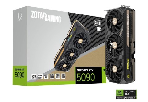 ZOTAC Karta graficzna GeForce RTX 5090 SOLID OC 32GB GDDR7 512bit 3DP/HDMI
