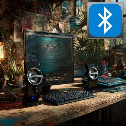 Audiocore Głośniki komputerowe 6W AC805 USB Black