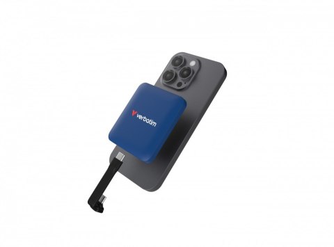 Verbatim Dysk zewnętrzny SnapBack Magnetic SSD Blue MagSave 1TB Apple ProRes 4K 60kl/s