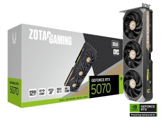 ZOTAC Karta graficzna GeForce RTX 5070 SOLID OC 12GB GDDR7 192bit 3DP/HDMI