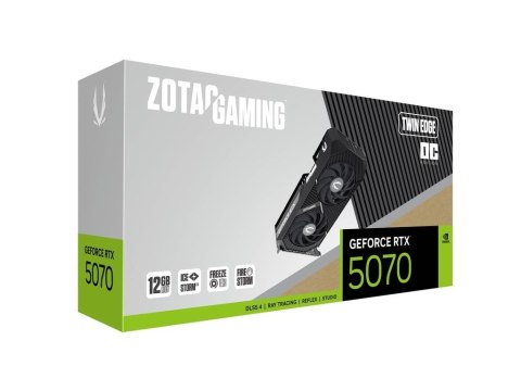ZOTAC Karta graficzna GeForce RTX 5070 TWIN EDGE OC 12GB GDDR7 192bit 3DP/HDMI