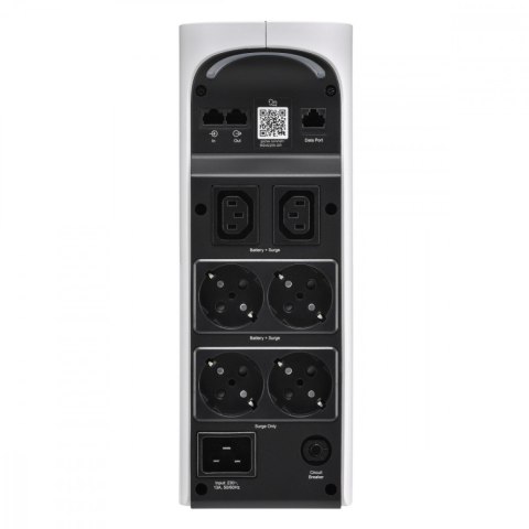 APC Zasilacz awaryjny BGM2200-GR Back-UPS Pro 2200VA do gier, 230V, czysta sinusoida LCD, Biały, Schuko