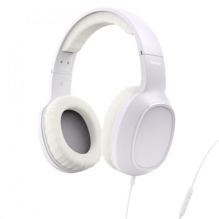 Hama Słuchawki nauszne Fun C z mikrofonem białe