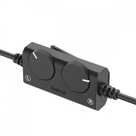 Hama Słuchawki nauszne przewodowe TV czarne