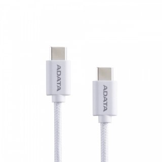 Adata Kabel USB-C do USB-C 2.0/100W 100cm biały