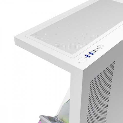 MODECOM Obudowa PC VOLCANO STELLAR PLUS ARGB MIDI 5F Biała
