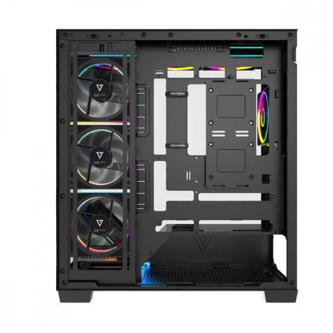 MODECOM Obudowa PC VOLCANO STELLAR PLUS ARGB MIDI 8F Czarna