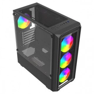 Savio Obudowa komputerowa NOCTIS GLASS RGB X1