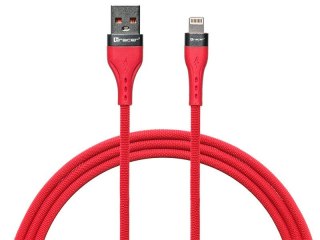 Tracer Kabel USB A - Lightning 1m Czerwony