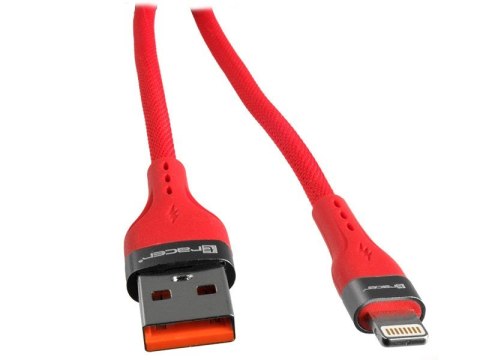 Tracer Kabel USB A - Lightning 1m Czerwony