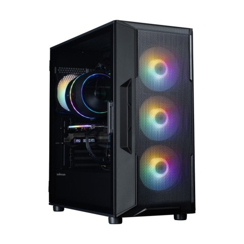 Zalman Obudowa I3 NEO V2 Mid Tower RGB fan x4 czarna