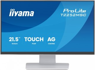 IIYAMA Monitor 22 cale T2252MSC-W2AG 10 PKT. POJ,IPS,HDMI,DP,2x1W,7H,2xUSB, AG-(Anti Glare)