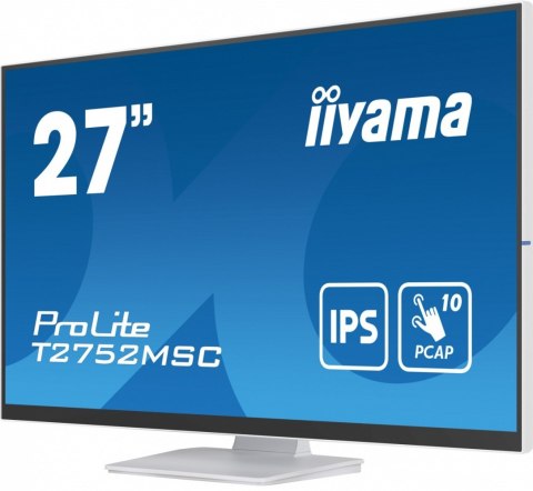 IIYAMA Monitor 27 cali T2752MSC-W1AG 10 PKT. POJ,IPS,HDMI,DP,2x1W,7H,2xUSB, 400cd/m2,AG-(Anti Glare)