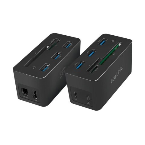 LogiLink Stacja dokująca USB-C do laptopa, 4K/PD/RJ45