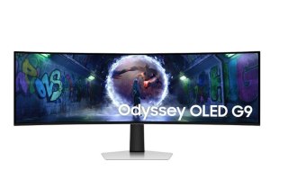 Samsung Monitor 49 cali Odyssey G9 G93SD OLED 5120x1440 DQHD 32:9 1xHDMI 1xmicroHDMI 1xDP 1xUSB-C 2xUSB 0,03ms 240Hz zakrzywiony 2Yd2d (