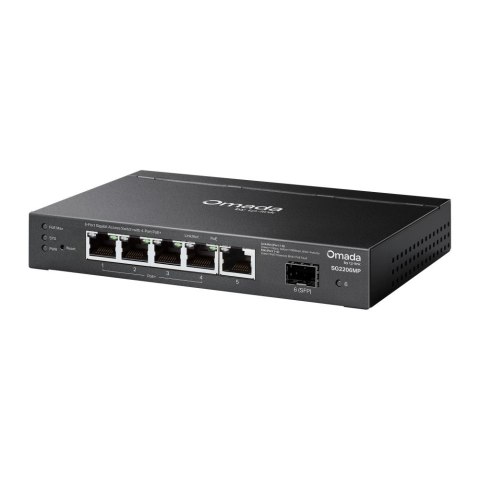 TP-LINK Przełącznik SG2206MP Omada, 6 portów gigabitowych w tym 4 porty PoE+
