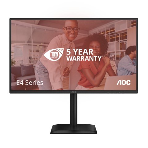 AOC Monitor 27 cali 27E4CV IPS 120 Hz HDMI DP USB-C RJ45