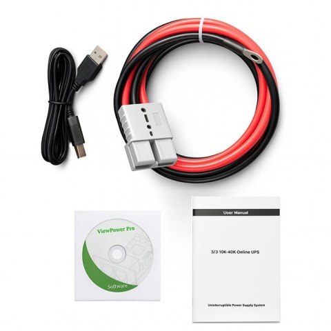 Qoltec Zasilacz awaryjny UPS 3-fazowy | 15kVA | 12kW | LCD | EPO | USB |On-line | High frequency