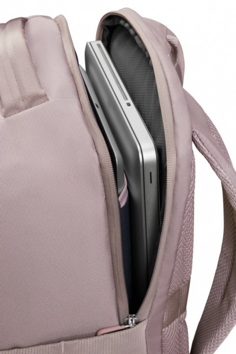 Samsonite Plecak kabinowy (Ryanair) na laptopa 14.1 cala Guardit Classy XS różowo-szary
