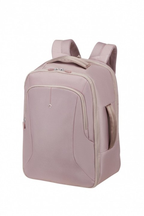 Samsonite Plecak kabinowy na laptopa 15.6 cala Guardit Classy M różowo-szary