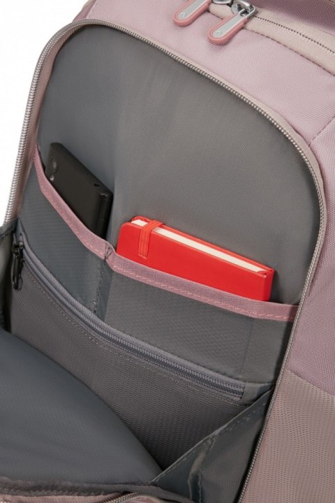 Samsonite Plecak na laptopa 15.6 cala Guardit Classy różowo-szary