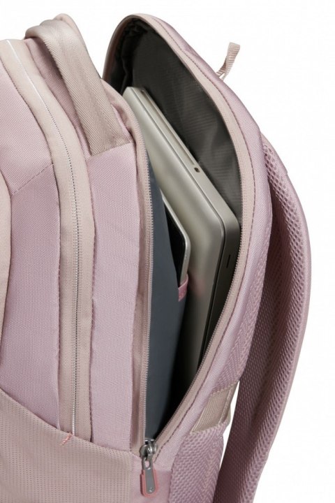 Samsonite Plecak na laptopa 15.6 cala Guardit Classy różowo-szary