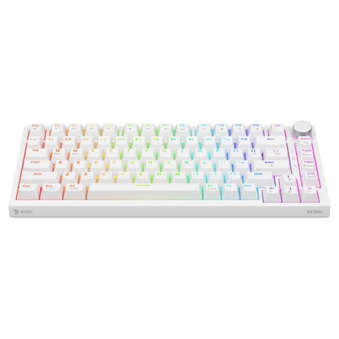 Savio Klawiatura magnetyczna ASTRAL White OUTEMU White Jade Magnetic RGB