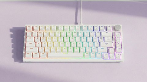 Savio Klawiatura magnetyczna ASTRAL White OUTEMU White Jade Magnetic RGB