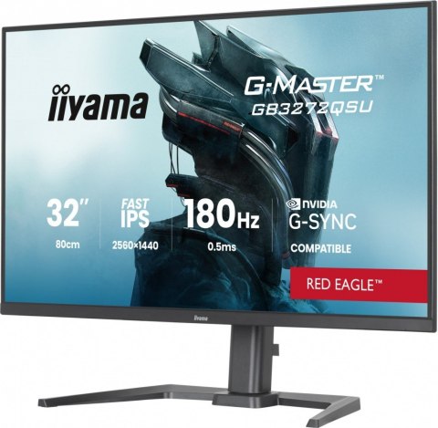 IIYAMA Monitor G-MASTER GB3261UHSCP-B1 4K,VA,144Hz,400cd, 3000:1,2xHDMI,DP, USB-C, 4xUSB, KVM, FreeSync Premium, DisplayPort Only, 2x