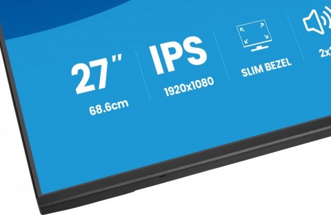 IIYAMA Monitor ProLite 27 cali X2797HSU-B1 IPS,FHD,HDMI,DP,120Hz,350CD,2xUSBv3.2, 2xUSB-C, GW 5lat