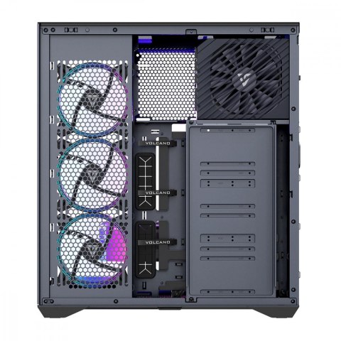 MODECOM Obudowa Volcano Space XL ARGB Full Tower 5 wentylatorów, czarna