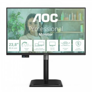 AOC Monitor 24P4CV 23.8 cala IPS 120Hz HDMI DP RJ45 USB-C Pivot Głośniki