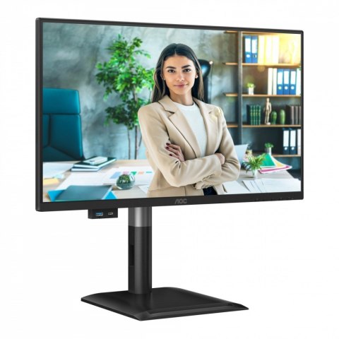 AOC Monitor 24P4CV 23.8 cala IPS 120Hz HDMI DP RJ45 USB-C Pivot Głośniki