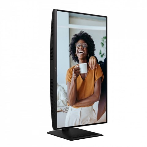 AOC Monitor Q27P4CV 27 cali IPS 120 Hz HDMI DP RJ45 USB-C Pivot Głośniki