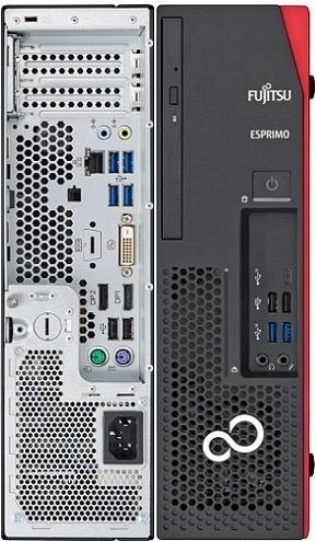 Fujitsu Komputer poleasingowy Fujitsu Esprimo D738 SFF Core i5-8500 (8-gen.) 3,0 GHz / 16 GB / 240 SSD / Win 11 Pro