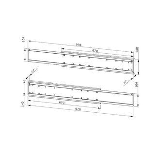 Neomounts Adapter z podwójnym ekranem ADM-875WH2 ADAP.2XLCD 42-65 cali X2