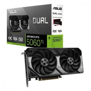 Asus Karta graficzna GeForce RTX 5060 Ti Dual OC 16GB GDDR7 128BIT 3DP/HDMI